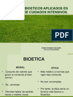 Bioetica, en Cuidados Intensivos