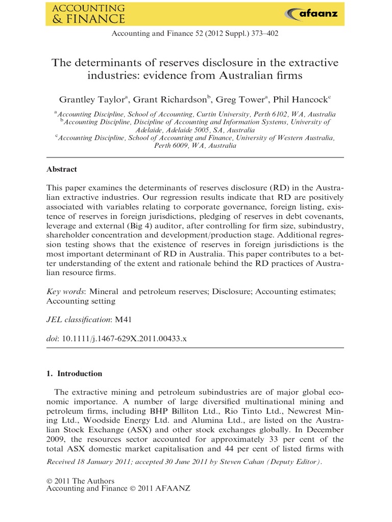 Accounting Journal PDF Corporate Governance Board Of Directors