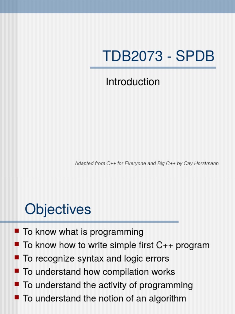 Introduction to C++ Programming Basics | PDF | Computer Programming ...