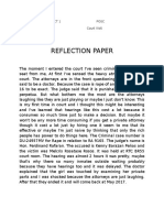 Reflection Paper Posc