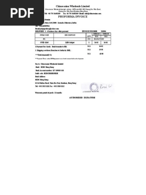 Order 930906 Invoice