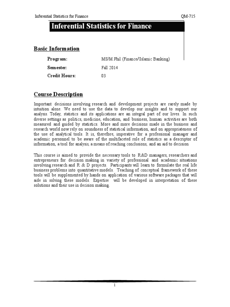 Inferential Analysis Pdf | (PDF) Difference between descriptive and ...
