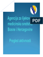 Parcijalni Ispit - 1 Agencija Za Lijekove I Medicinska Sredstva BiH - Pregled Aktivnosti