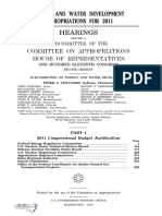House Hearing, 111TH Congress - Energy and Water Development Appropriations For 2011