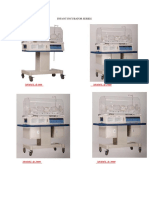 Infant Incubator Series: MODEL:B-800 MODEL:B-1000