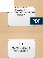 CHAPTER 5 Profitability Analysis