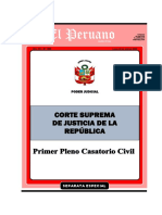1-A - PRIMER PLENO CASATORIO CIVIL - Indemnizacion Por Daños y Perjuicios - CAS. 1465-2007 CAJAMARCA - Con Marcadores y Vinculos