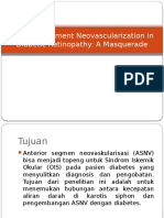 Anterior Segment Neovascularization in