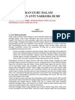 Skripsi Peran Guru Dalam Pendidikan Anti Narkoba Di SD