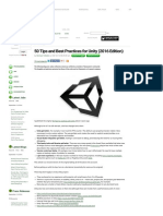 50 Tips and Best Practices For Unity (2016 Edition)