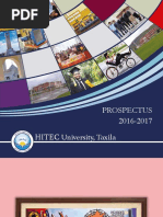 Prospectus 2016-17 HITEC University