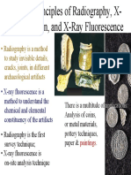 Chapter 2: Principles of Radiography, X-Ray Absorption, and X-Ray Fluorescence