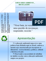 Apresentação reciclagem