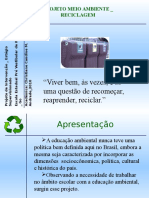 Apresentação Reciclagem