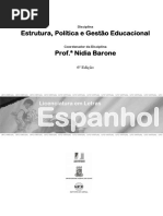 Estrutura, Política e Gestão Educacional