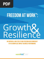 WorldBlu - Freedom at Work - Growth Resilience PDF