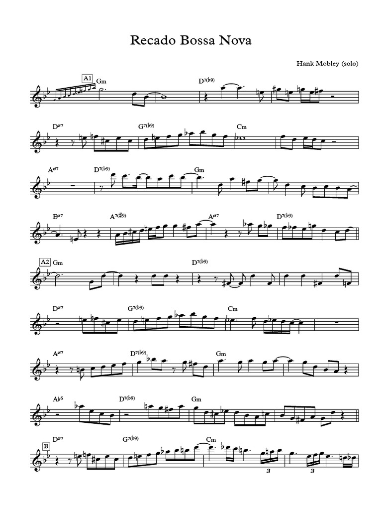 recado-bossa-nova-hank-mobley-solo-transcription-pdf