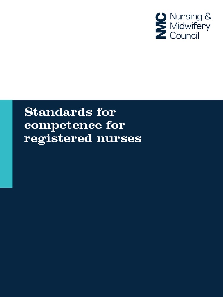 NMC Standards For Competence For Registered Nurses Nursing Mental