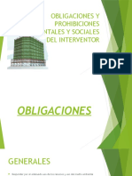 Obligaciones Interventor