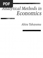 (Akira Takayama) Analytical Methods in Economics