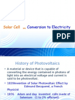 Physics of Solar Cell