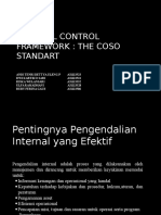 Internal Control Framework: The Coso Standart