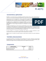 Ficha Tecnica R407C PDF