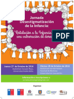 Afiche Jornadas de Destigmatizacion en La Infancia PDF