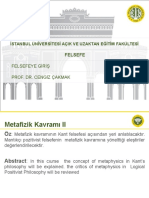 Felsefeye Giriş-2. Hafta Cengiz Çakmak PDF