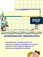 Intervención Psicoterapeútica