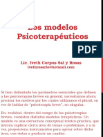 Modelos Pscioterapeúticos