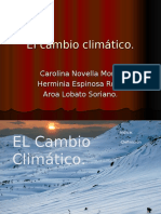 El Cambio Climático