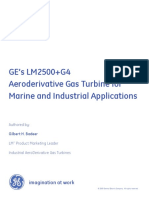 Ger 4250 Ge Lm2500 g4 Aero Gas Turbine Marine Industrial Applications