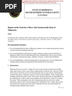 Download Report on the Need for a Silver Alert System in the State of Minnesota by SilverAlert SN327713894 doc pdf
