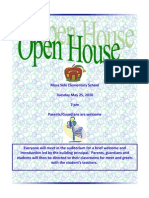 Open House Flyer