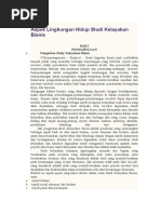 Download Aspek Lingkungan Hidup Studi Kelayakan Bisnis by Wahge Danger SN327717199 doc pdf