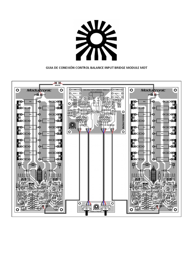 Guia Conexion Balance Input Bridge Modultronic | PDF