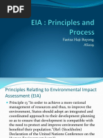 EIA Principles and Policy