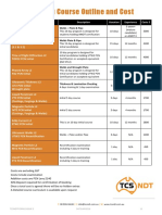 Tcs NDT Course Outline Cost