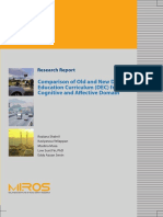 Comparison of Old and New Driver Education Curriculumn (DEC) From Cognitive and Affective Domain