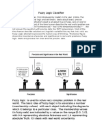 Fuzzy Logic Classifier