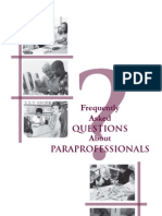 Paraprofessionals FAQ