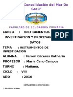 Instrumentos de Investigacion