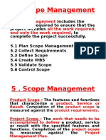 PMP Scope Management