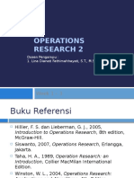 OPTIMAL OPERATIONS RESEARCH 2