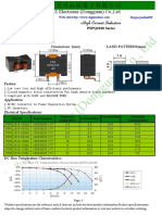 Flat Wire High Current Inductor PSPQ Series