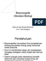 Bioenergetik Oksidasi Biologi: Biokimia Dan Biologi Molekular Univ. Tarumanagara
