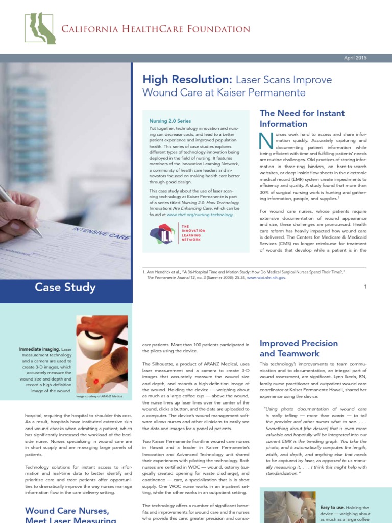 Laser Scan Wound Care Download Free PDF Electronic Health Record