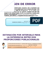 Inferencias de Proporciones Poblacionales