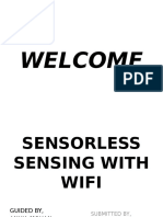 Sensorless Sensing With Wifi